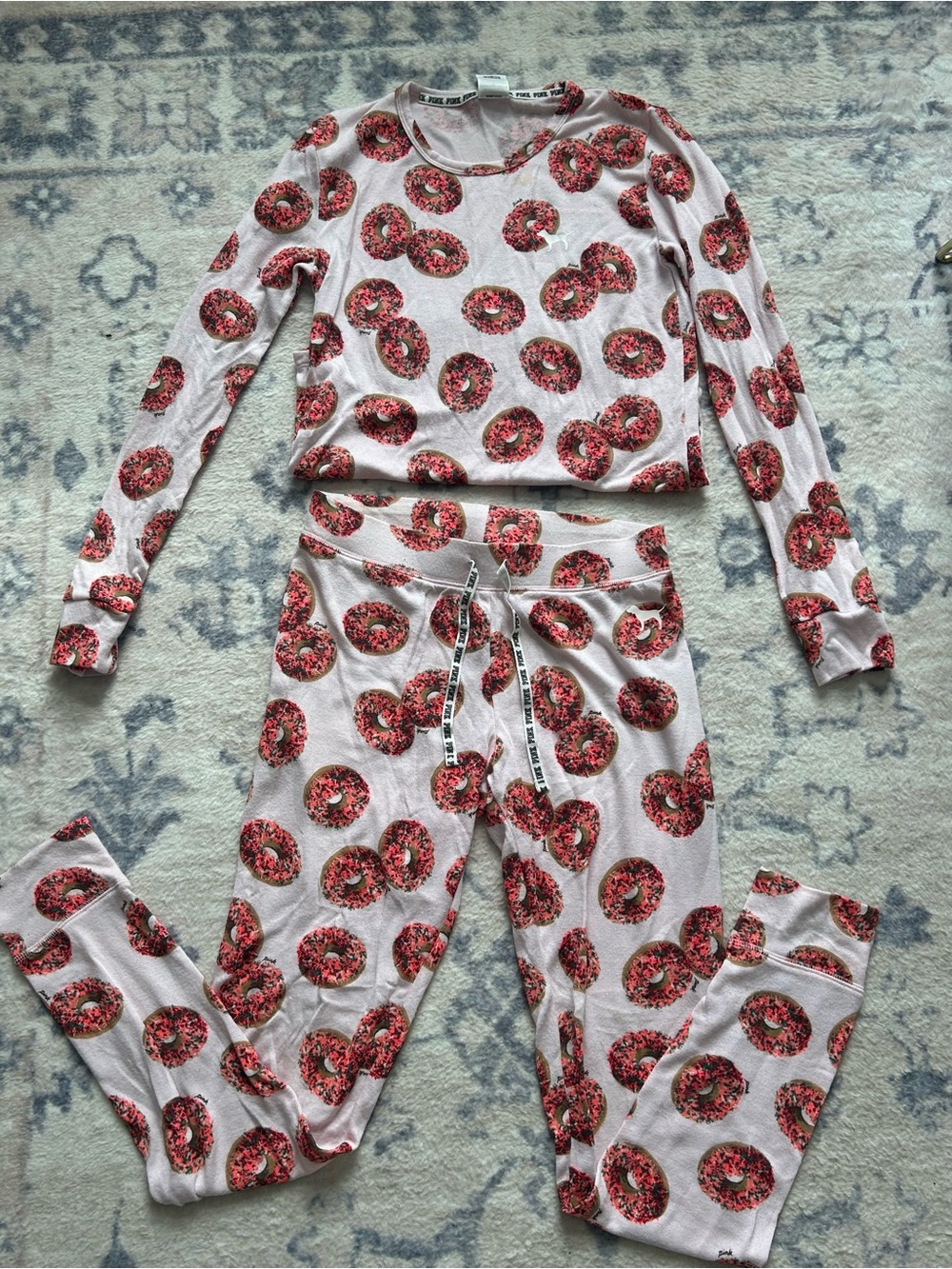 Victoria’s Secret Pink Donut Pajama Set